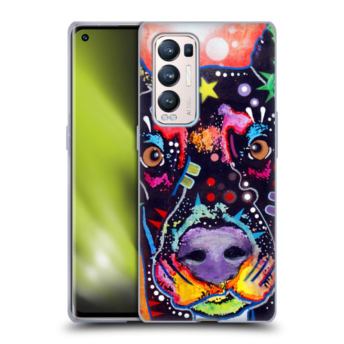 Dean Russo Dogs 3 Doberman Soft Gel Case for OPPO Find X3 Neo / Reno5 Pro+ 5G