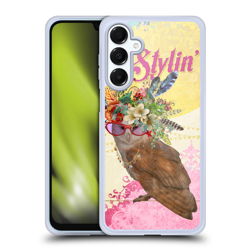 Duirwaigh Boho Animals Owl Soft Gel Case for Samsung Galaxy A16 5G & MagSafe