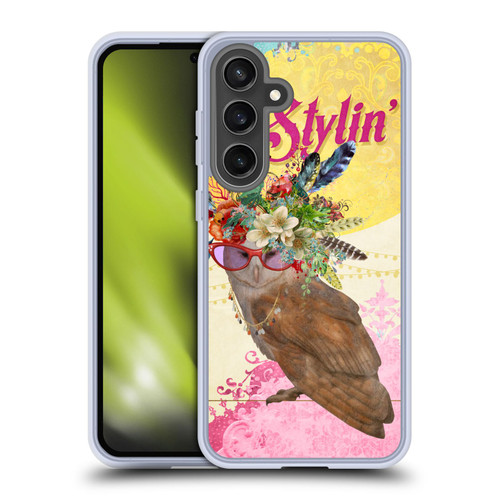 Duirwaigh Boho Animals Owl Soft Gel Case for Samsung Galaxy S24 FE & MagSafe