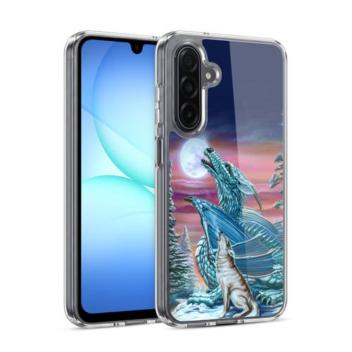 Ed Beard Jr Mythical Series Moon Song Wolf Moon Soft Gel Case for Samsung Galaxy A17 4G / 5G