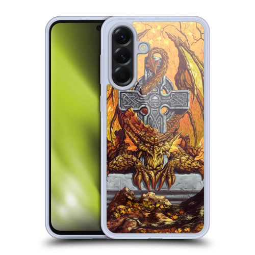 Ed Beard Jr Mythical Series Celtic Autumn Cross Soft Gel Case for Samsung Galaxy A56 5G