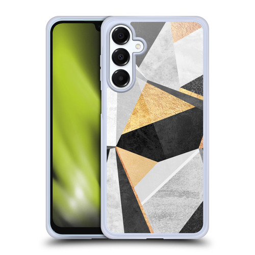 Elisabeth Fredriksson Geometric Design And Pattern Geometry Gold Soft Gel Case for Samsung Galaxy A16 5G & MagSafe