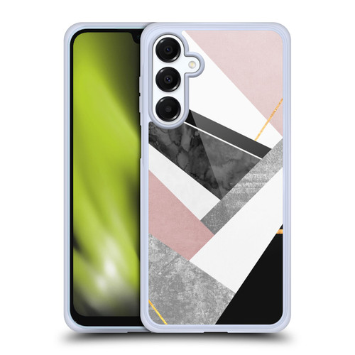 Elisabeth Fredriksson Geometric Design And Pattern Lines And Layers Soft Gel Case for Samsung Galaxy A16 5G & MagSafe
