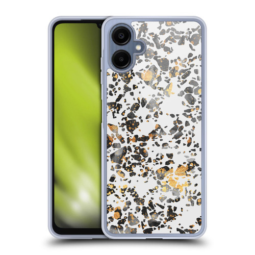 Elisabeth Fredriksson Sparkles Gold Speckled Terrazzo Soft Gel Case for Samsung Galaxy A06 4G / 5G