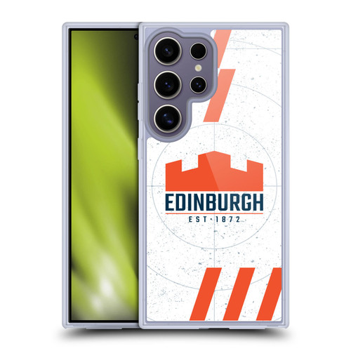 Edinburgh Rugby Logo Art White Soft Gel Case for Samsung Galaxy S25 Ultra & MagSafe