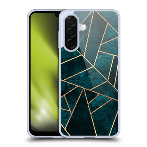 Elisabeth Fredriksson Sparkles Deep Teal Stone Soft Gel Case for Samsung Galaxy A26 5G