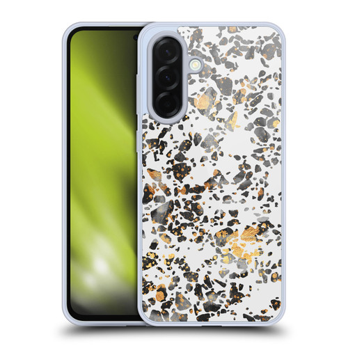 Elisabeth Fredriksson Sparkles Gold Speckled Terrazzo Soft Gel Case for Samsung Galaxy A36 5G