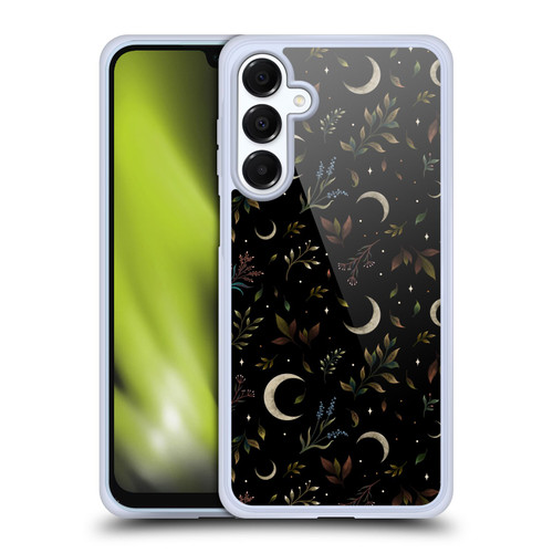 Episodic Drawing Pattern Crescent Moon Soft Gel Case for Samsung Galaxy A16 5G & MagSafe