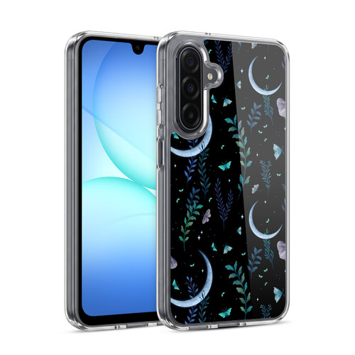 Episodic Drawing Art Moth Garden Pattern Soft Gel Case for Samsung Galaxy A17 4G / 5G