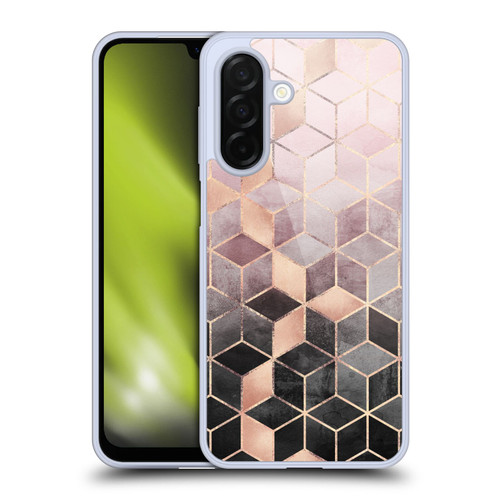 Elisabeth Fredriksson Cubes Collection Pink And Grey Gradient Soft Gel Case for Samsung Galaxy A26 5G