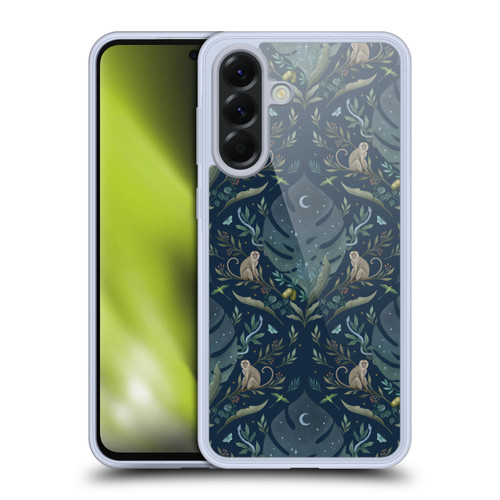 Episodic Drawing Art Monkey Tropical Light Pattern Soft Gel Case for Samsung Galaxy A56 5G