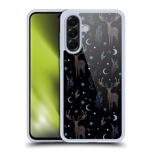 Episodic Drawing Art Winter Deer Pattern Soft Gel Case for Samsung Galaxy A56 5G