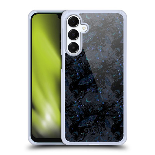 Episodic Drawing Spooky Patterns Witch Moth Soft Gel Case for Samsung Galaxy A16 5G & MagSafe