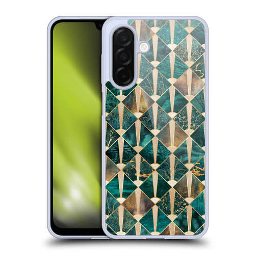 Elisabeth Fredriksson Geometric Design And Pattern Art Deco Tiles - Ocean Soft Gel Case for Samsung Galaxy A26 5G
