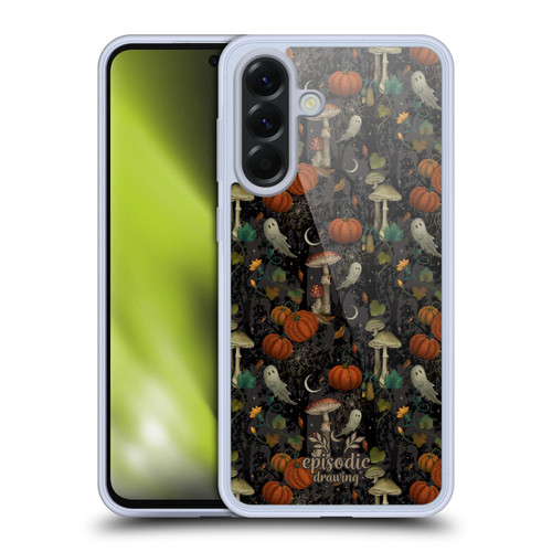 Episodic Drawing Spooky Patterns Whimsy Halloween Pumpkin Soft Gel Case for Samsung Galaxy A56 5G