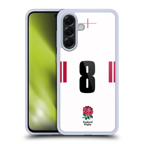 England Rugby Union 2022/23 Players Home Kit Position 8 Soft Gel Case for Samsung Galaxy A56 5G