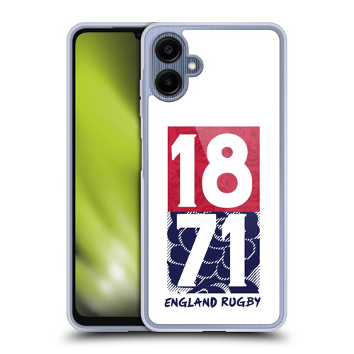 England Rugby Union 2016/17 The Rose 1871 Soft Gel Case for Samsung Galaxy A06 4G / 5G