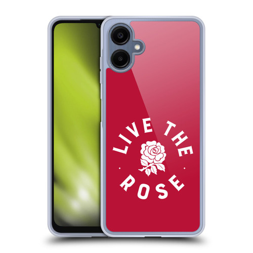 England Rugby Union 2016/17 The Rose Live The Rose Soft Gel Case for Samsung Galaxy A06 4G / 5G