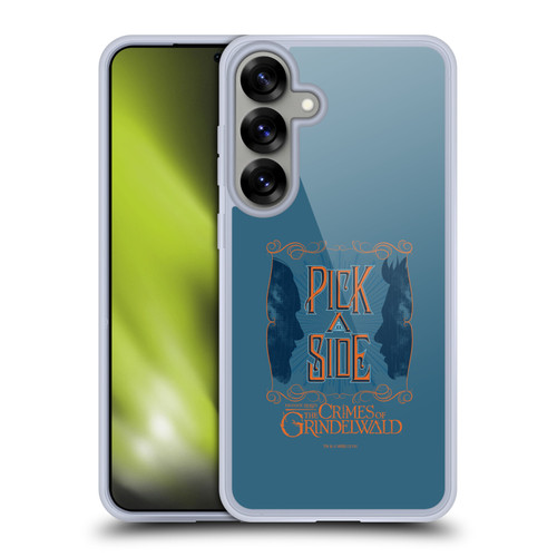 Fantastic Beasts The Crimes Of Grindelwald Art Nouveau Pick A Side Soft Gel Case for Samsung Galaxy S25+ & MagSafe