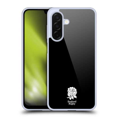 England Rugby Union 2016/17 The Rose Plain Black Soft Gel Case for Samsung Galaxy A26 5G