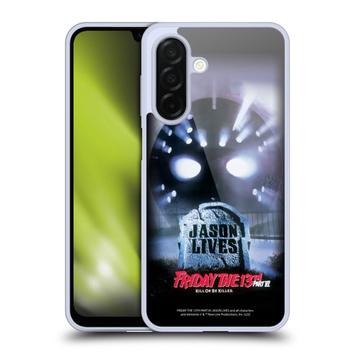 Friday the 13th Part VI Jason Lives Key Art Poster Soft Gel Case for Samsung Galaxy A26 5G