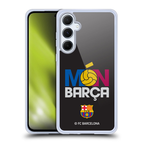 FC Barcelona Campions Mon Barca Soft Gel Case for Samsung Galaxy A55 5G