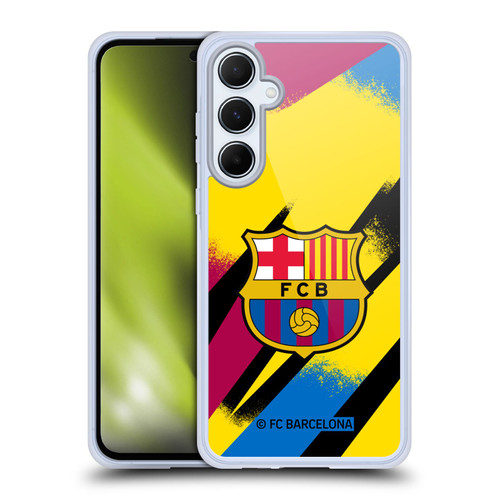FC Barcelona 2019/20 Crest Kit Third Goalkeeper Soft Gel Case for Samsung Galaxy A55 5G