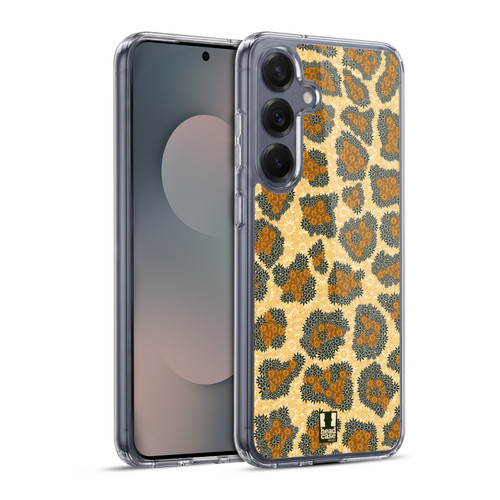 Head Case Designs Floral Camo Print Leopard Soft Gel Case for Samsung Galaxy S25+ & MagSafe