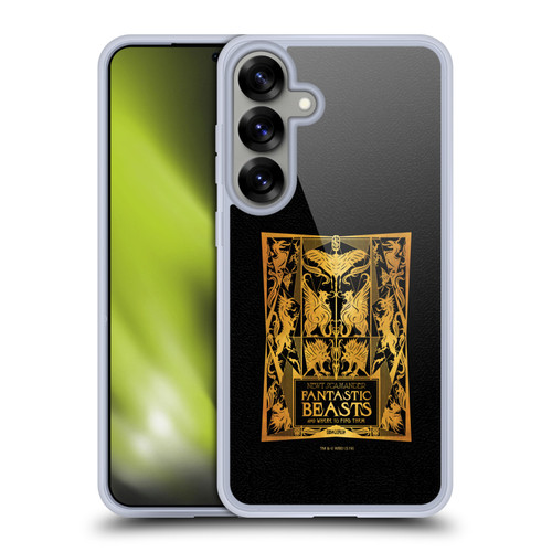 Fantastic Beasts The Crimes Of Grindelwald Art Nouveau Book Cover Soft Gel Case for Samsung Galaxy S25+ & MagSafe