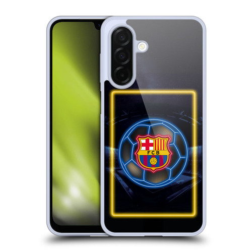 FC Barcelona Neon Logo Soft Gel Case for Samsung Galaxy A26 5G