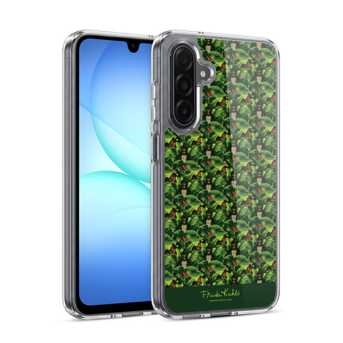 Frida Kahlo Tropical Monkey Pattern Soft Gel Case for Samsung Galaxy A17 4G / 5G