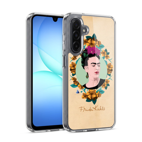 Frida Kahlo Portrait Purple Soft Gel Case for Samsung Galaxy A17 4G / 5G