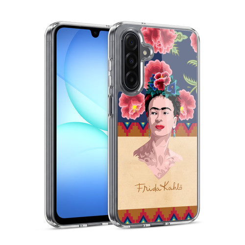 Frida Kahlo Portrait Red Soft Gel Case for Samsung Galaxy A17 4G / 5G