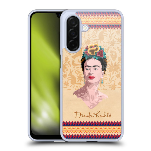 Frida Kahlo Portrait Yellow Soft Gel Case for Samsung Galaxy A26 5G