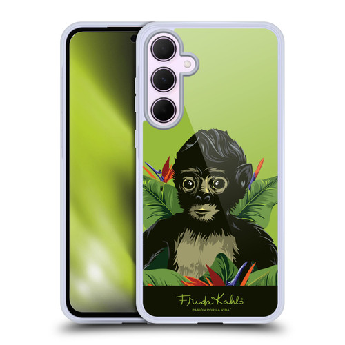 Frida Kahlo Tropical Monkey Soft Gel Case for Samsung Galaxy A35 5G