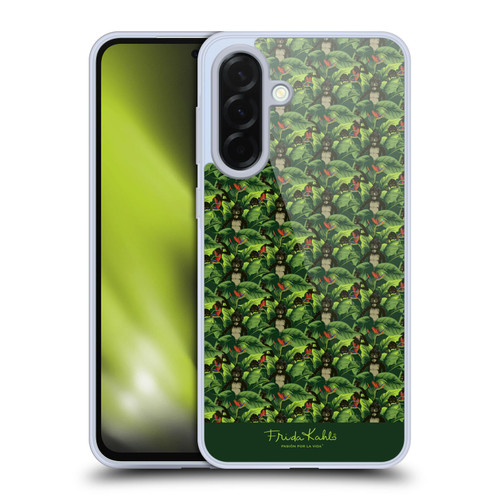 Frida Kahlo Tropical Monkey Pattern Soft Gel Case for Samsung Galaxy A36 5G