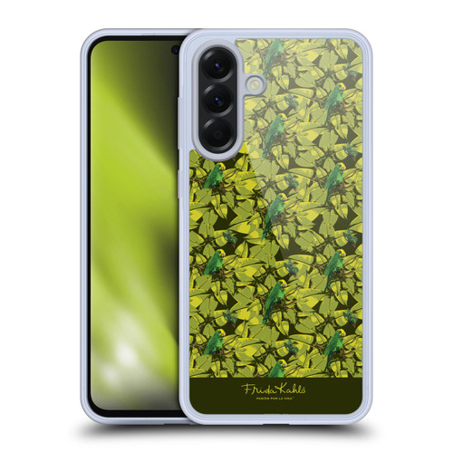 Frida Kahlo Tropical Bird Pattern Soft Gel Case for Samsung Galaxy A56 5G