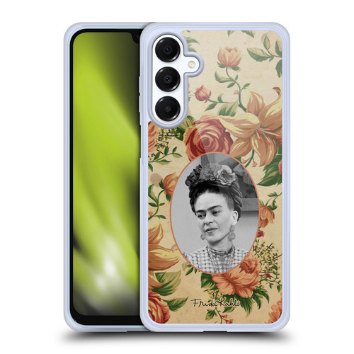 Frida Kahlo Portraits And Quotes Floral Soft Gel Case for Samsung Galaxy A16 5G & MagSafe