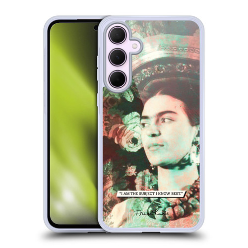 Frida Kahlo Portraits And Quotes Muse Soft Gel Case for Samsung Galaxy A35 5G