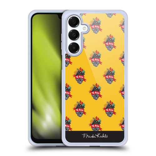 Frida Kahlo Typography Heart Pattern Soft Gel Case for Samsung Galaxy A16 5G & MagSafe