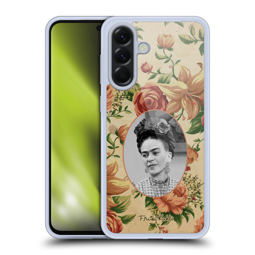 Frida Kahlo Portraits And Quotes Floral Soft Gel Case for Samsung Galaxy A56 5G