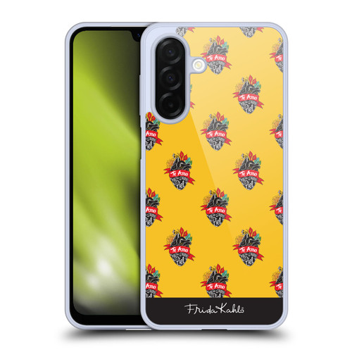 Frida Kahlo Typography Heart Pattern Soft Gel Case for Samsung Galaxy A26 5G