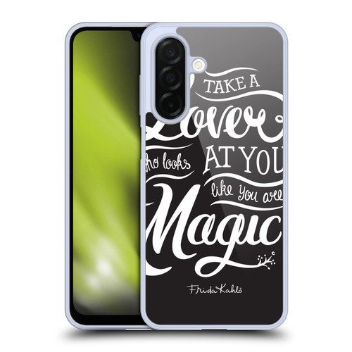 Frida Kahlo Typography Lover Black Soft Gel Case for Samsung Galaxy A26 5G