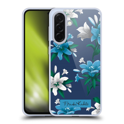Frida Kahlo Flowers Blue Lilies Soft Gel Case for Samsung Galaxy A36 5G