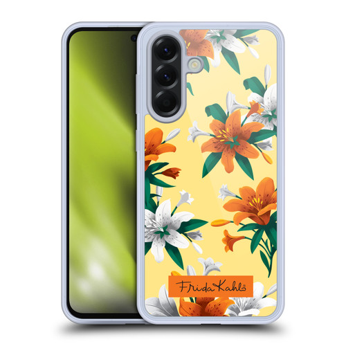 Frida Kahlo Flowers Orange Lilies Soft Gel Case for Samsung Galaxy A56 5G