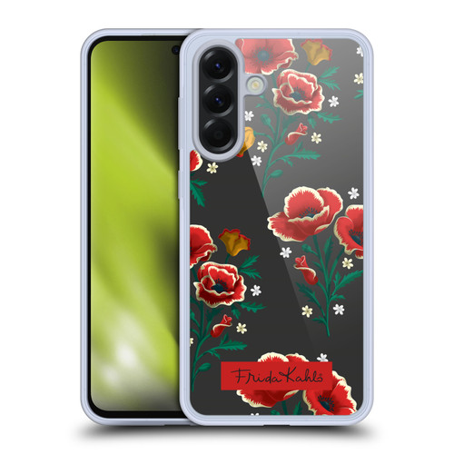 Frida Kahlo Flowers Red Soft Gel Case for Samsung Galaxy A56 5G