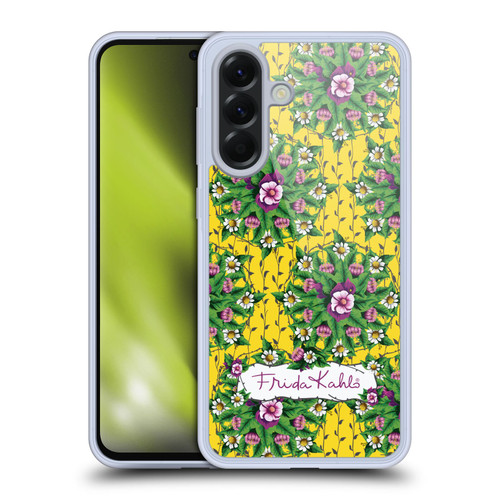 Frida Kahlo Purple Florals Mandala Soft Gel Case for Samsung Galaxy A56 5G