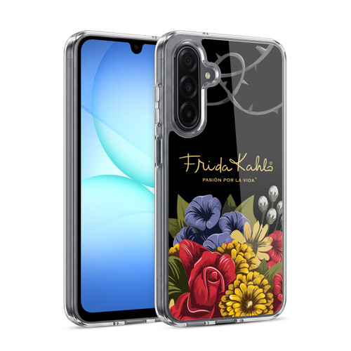 Frida Kahlo Red Florals Efflorescence Soft Gel Case for Samsung Galaxy A17 4G / 5G