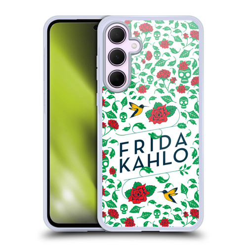 Frida Kahlo Icons Birds and Roses Soft Gel Case for Samsung Galaxy A35 5G