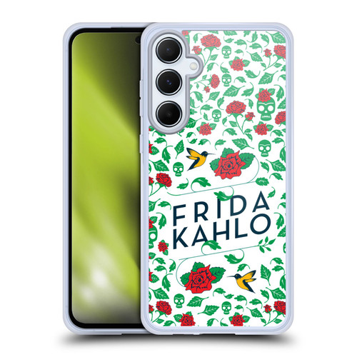 Frida Kahlo Icons Birds and Roses Soft Gel Case for Samsung Galaxy A55 5G